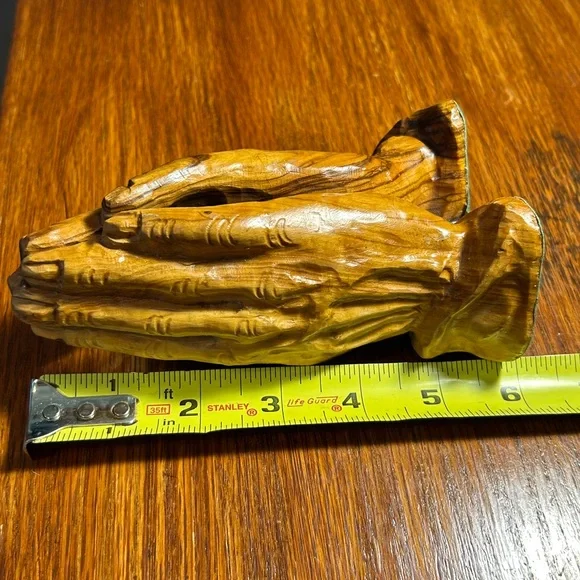 Praying Hands Vintage 6” Figurine - Picture 6 of 7